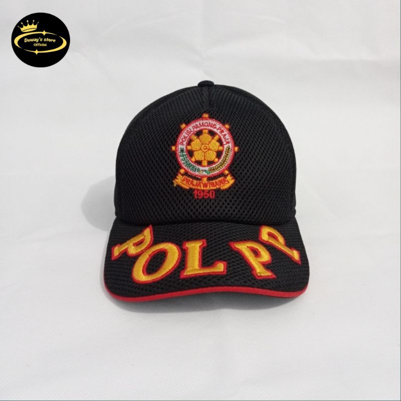Topi Satpol-PP Free Nama | Topi Jaring Satpol-PP | Topi Jaring POL-PP | Satpol-PP | Polisi Pamong Pr