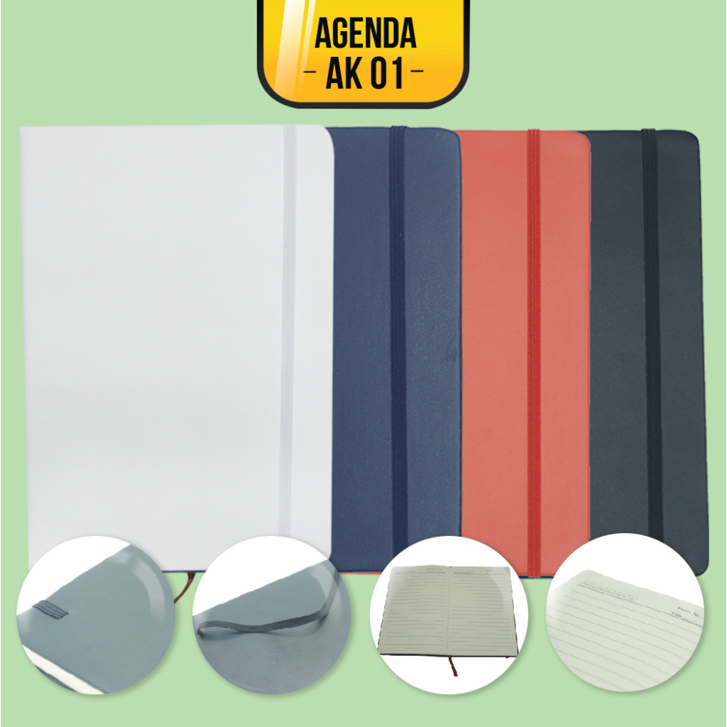 

Notebook A5 Kulit Sintetis AK 01 / Agenda Catatan A5