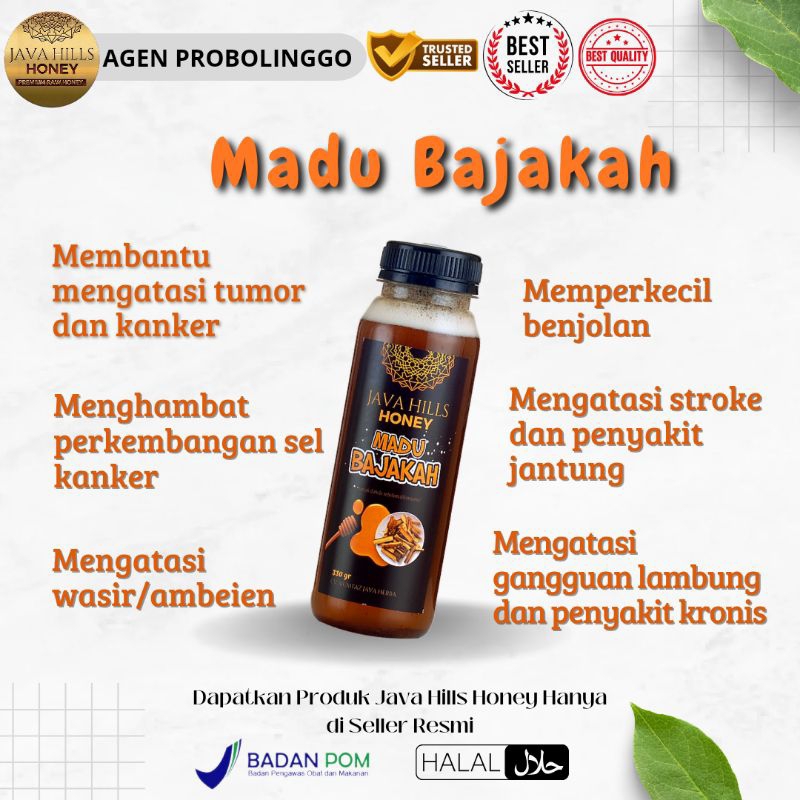 

Madu Bajakah Java Hills Honey Madu Kanker Madu Tumor Madu untuk benjolan madu herbal madu untuk sakit jantung 320 gram