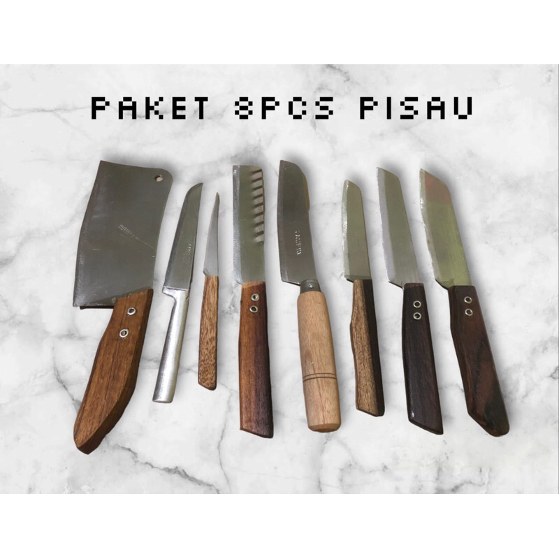 pisau dapur murah / pisau dapur set / pisau set / pisau dapur