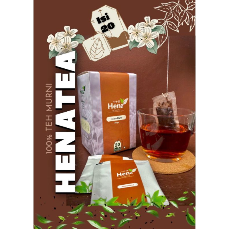 

TEH HENA HOUSEBLEND - 100% TEH MURNI - hena by tambi tea (premium quality from of Java Highland)