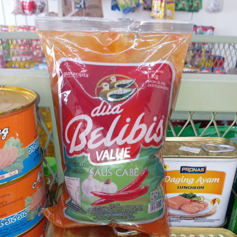 

Saus Cabe Dua Belibis Value Kemasan Bantal 1Kg