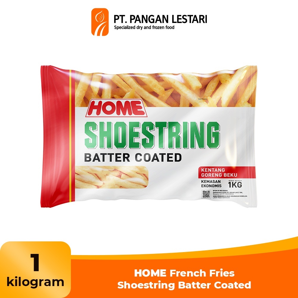 

HOME BATTER COATED 1 KG KENTANG GORENG FRENCH FRIES BATER