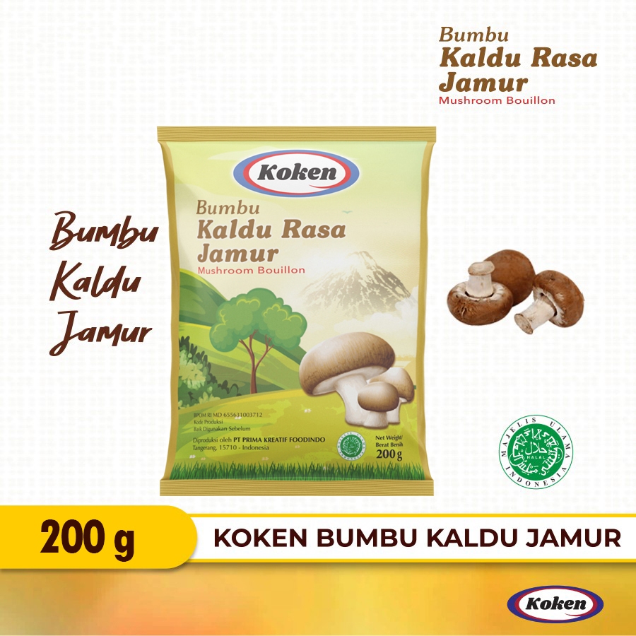 

Pusapu Kaldu Jamur Bumbu Rasa Jamur halal 200 g kaldu jamur perisa Koken Food