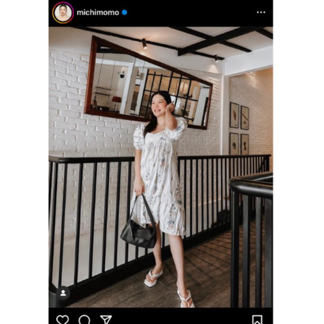 vone official despina dress in white