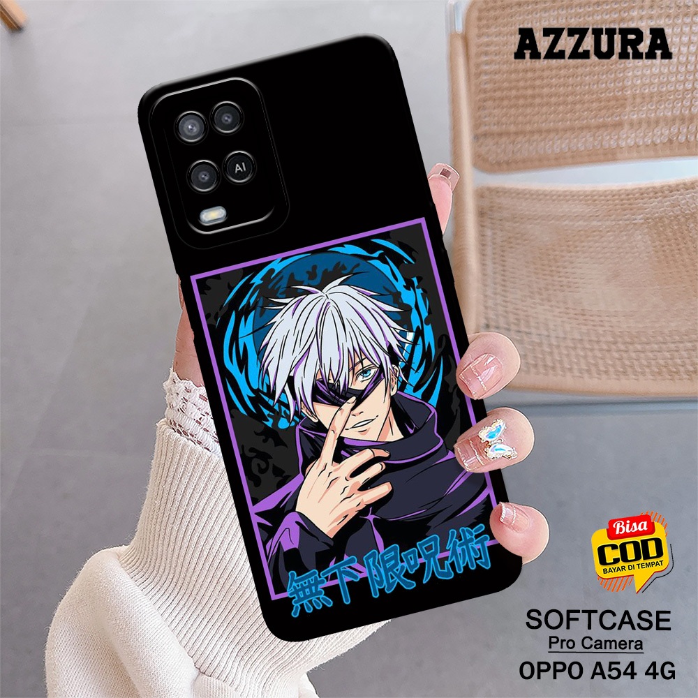 AZZURA - Softcase Oppo A54 4G Terbaru - Anime Case - Case Oppo A54 4G Terbaru - Casing Hp Oppo A54 4