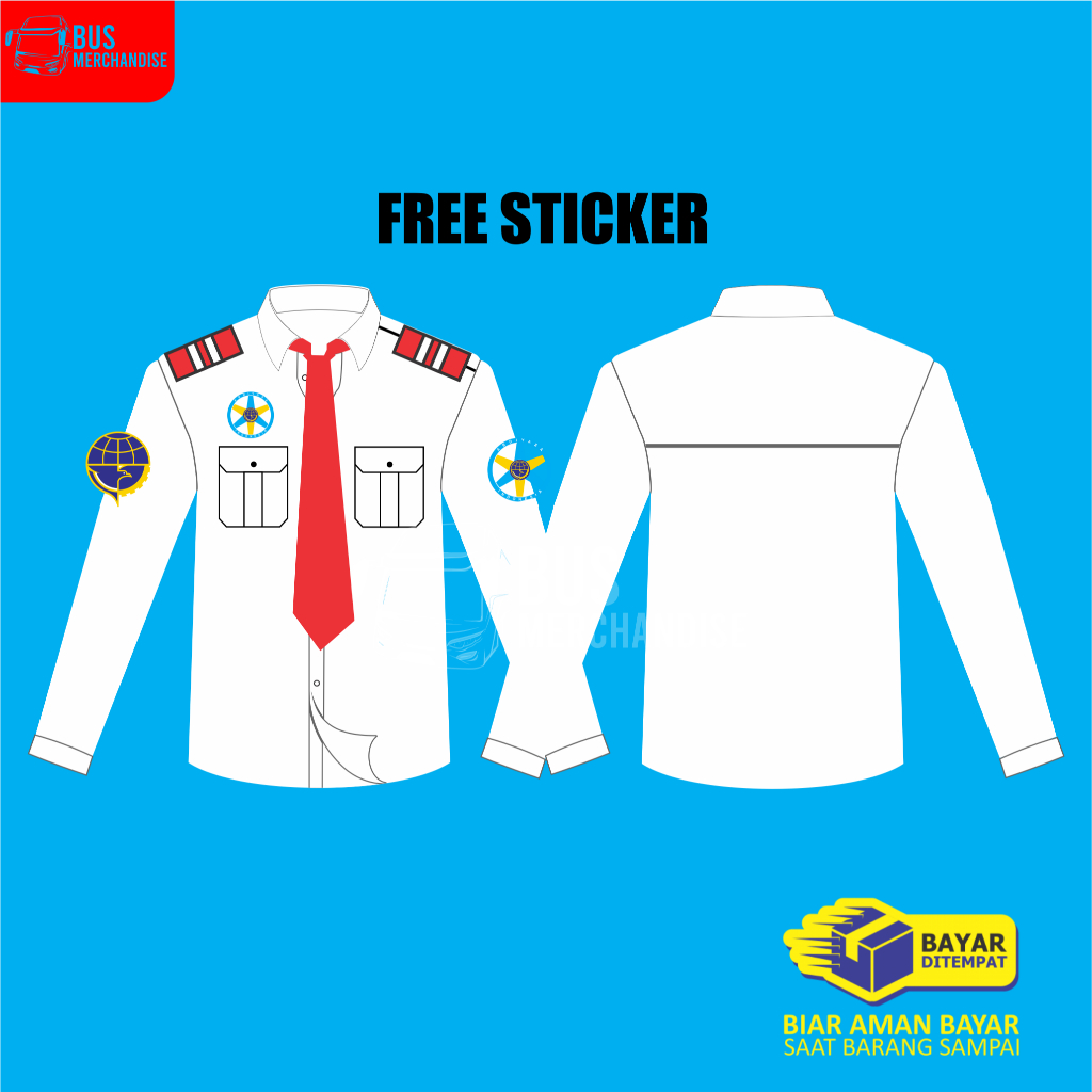 Kemeja Baju Bus Bis Mania Bismania Co Driver Abdiyasa