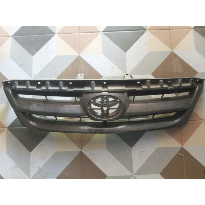 gril bemper gril bumper depan mobil toyota fortuner tahun 2007-2009 original