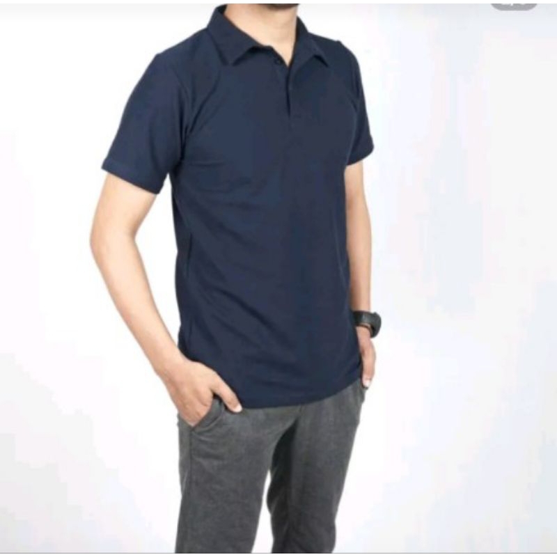 Baju Pria Kerah Polos