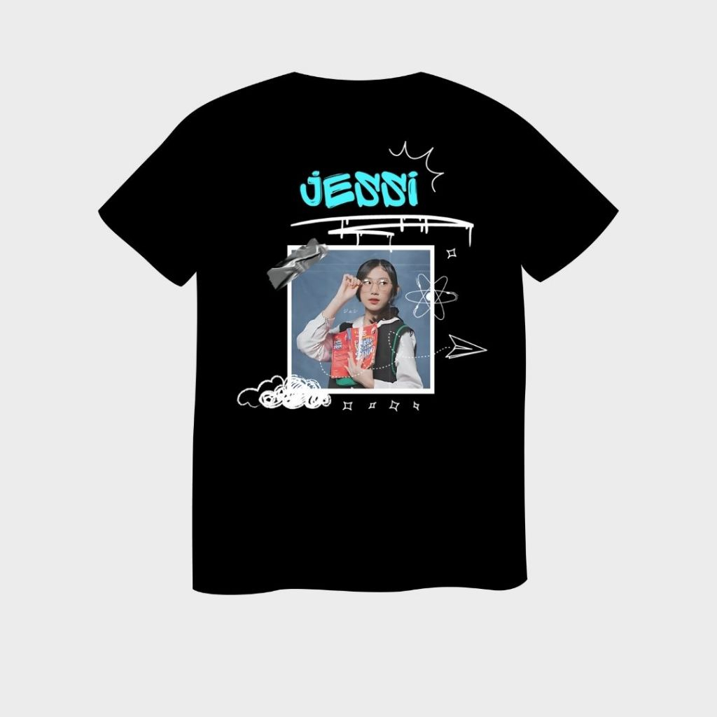 Kaos JKT48 Jessi Special Goes To School Edition | Kaos JKT48 | Kaos Unisex Pria Wanita / Ukuran M / 