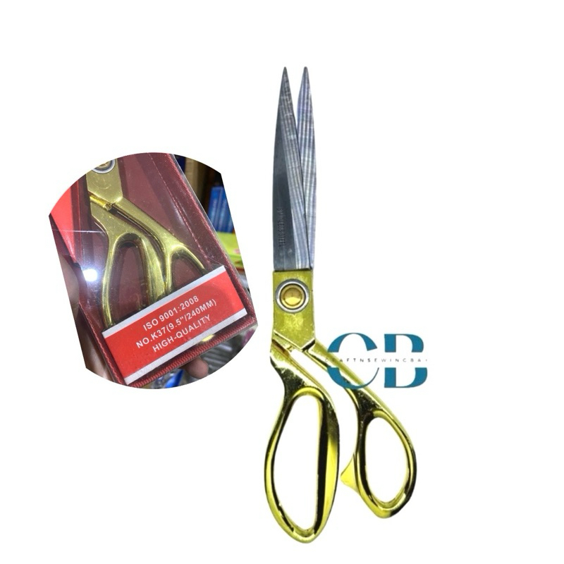 

Gunting Besi Serbaguna Gagang Emas 9.5inch