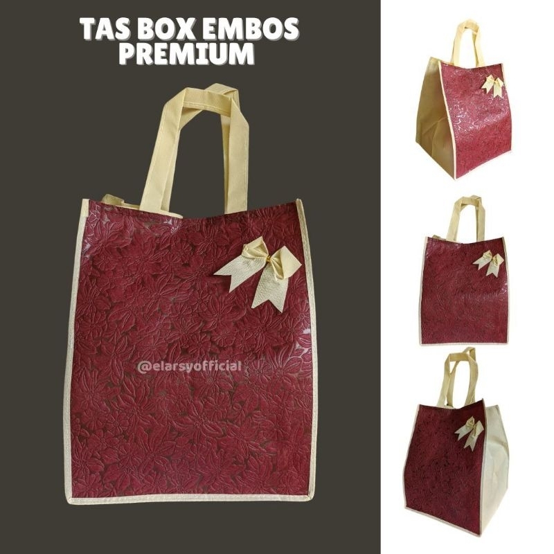 

Tas Box Embos/Tas Kotak Nasi 22×22/Tas Box Pita/Tas Hajatan Cantik