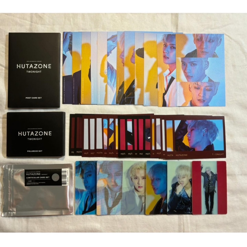 BTOB HUTA MINHYUK HUTAZONE OFFICIAL CONCERT MD POSTCARD POLAROID PHOTOCARD