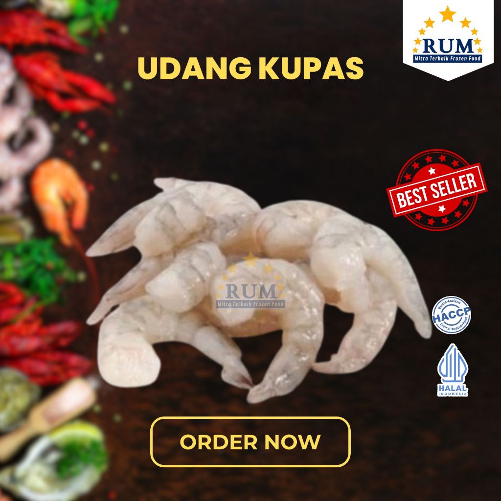 

Rumseafood/Udang Kupas Tanpa Kulit/Product Best Seller Rumseafood