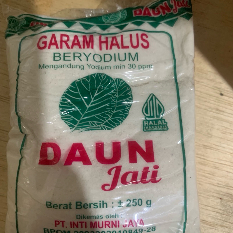 

garam dapur halus daunjati