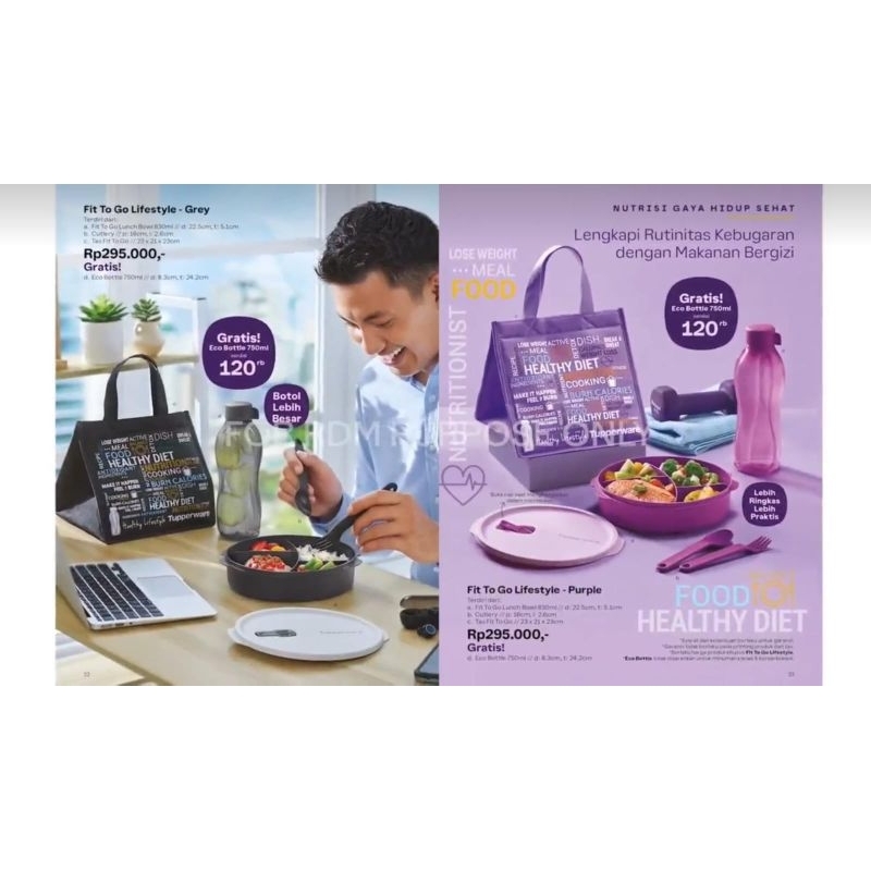 Fit To Go Lunch Set Tupperware