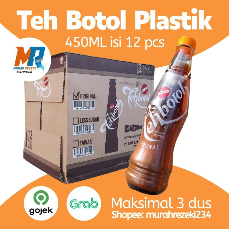 

teh botol 450ml isi 12 botol