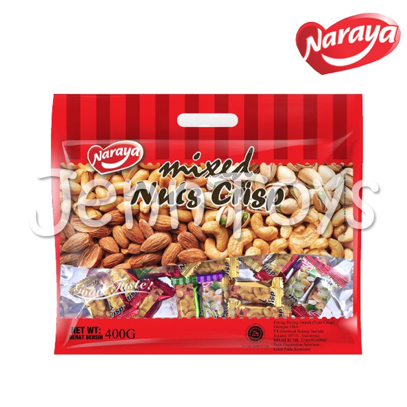 

Naraya Mixed Nuts Crisp Tingting Kacang Panggang Permen Kacang Enting