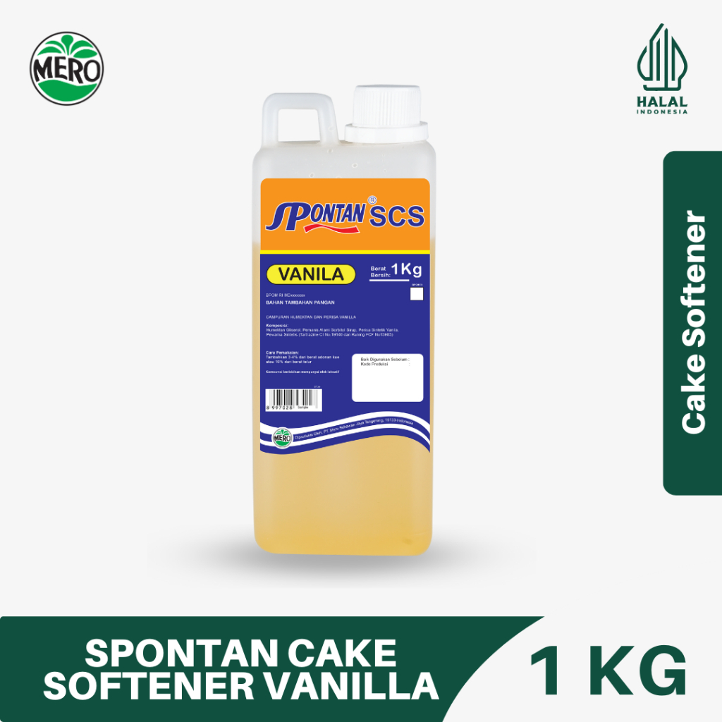 

Spontan Cake Softener Vanilla 1 KG