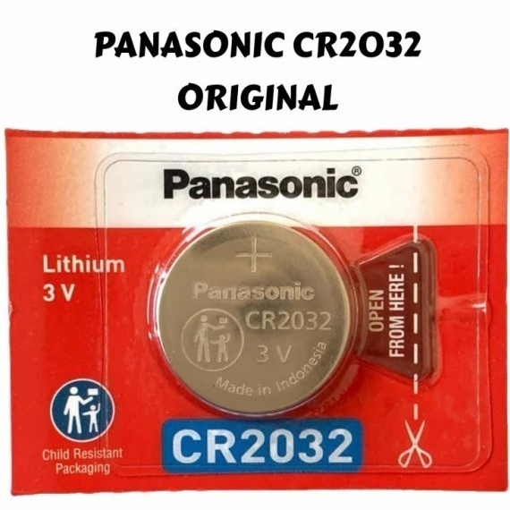 BATTERY BATERAI CR2032 PANASONIC BATERAI LITHIUM CR2032 CR-2032