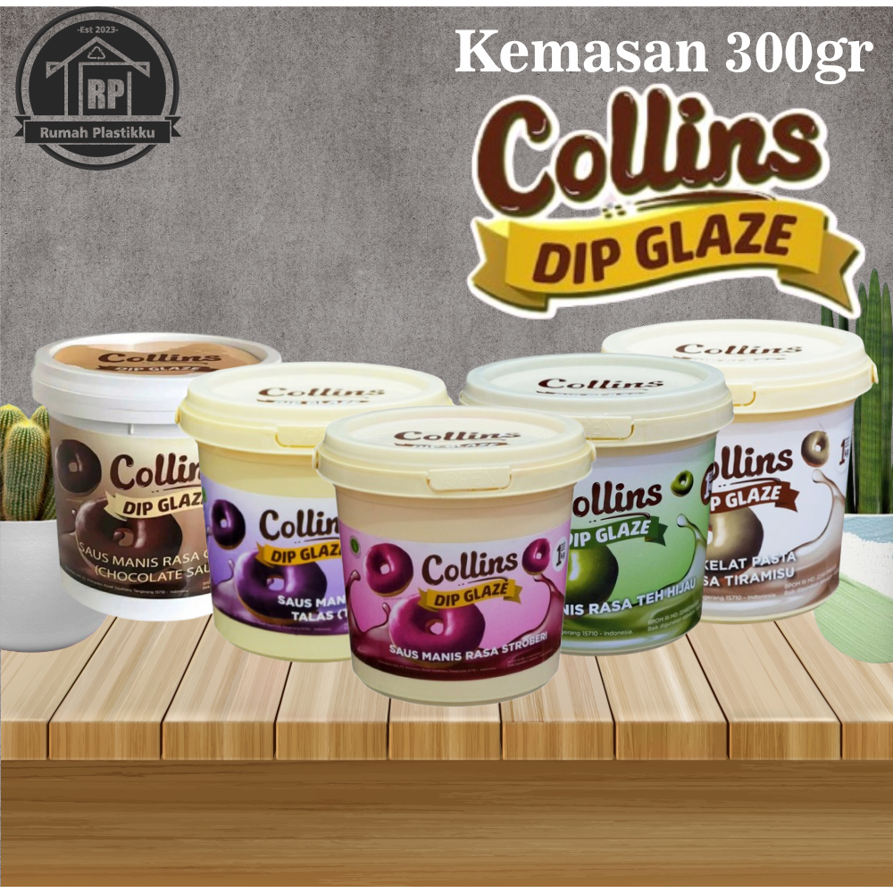 

Toping Kue dan Roti / Collins Dip Glaze All Varian 300gr