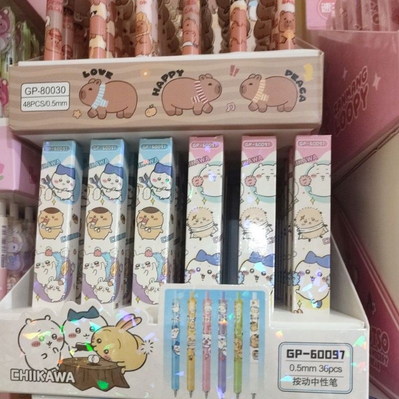 

1 box pen bb cikawa karakter isi 36