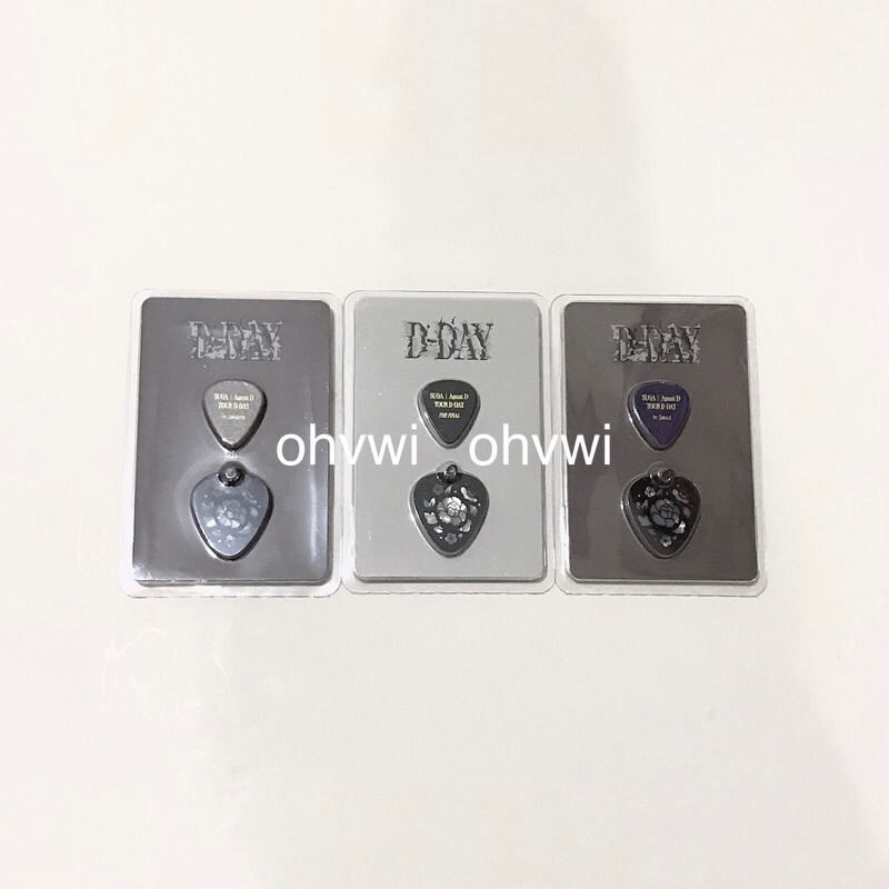 BTS Guitar Pick Set (Jakarta, The Final, Seoul) SUGA | Agust D Tour D-Day merch