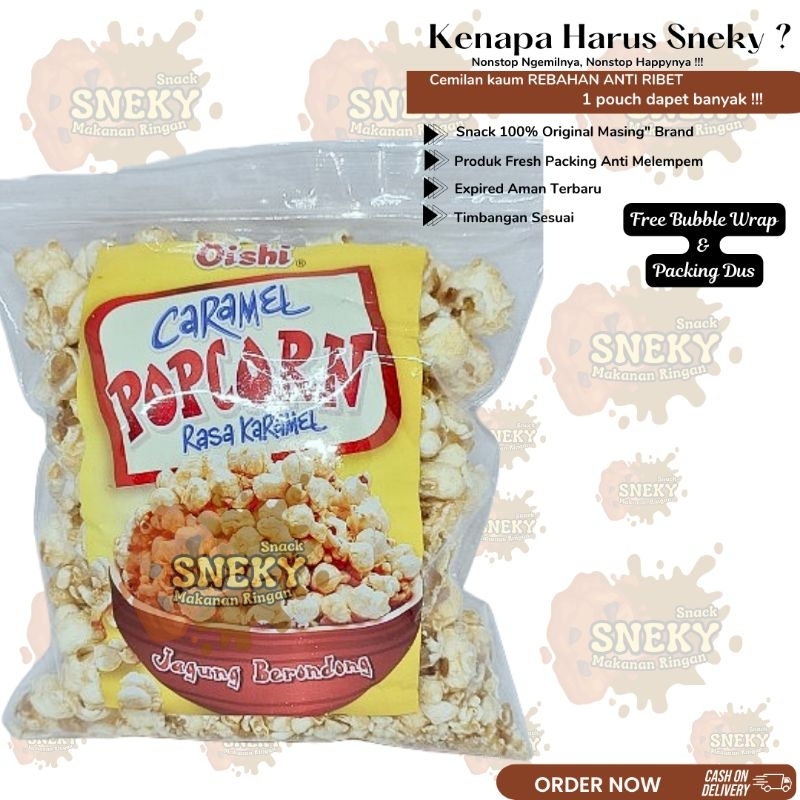 

Oishi Popcorn Caramel Coklat Mentega Belgia