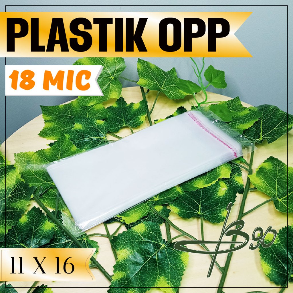 Plastik Opp Lem 18 Micron 11x16cm isi 100 pcs