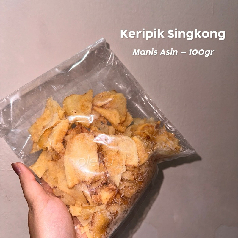 

OLEKU SNACK — Kerupuk Ubi Kayu Homemade Manis Asin | Oleh-Oleh Snack