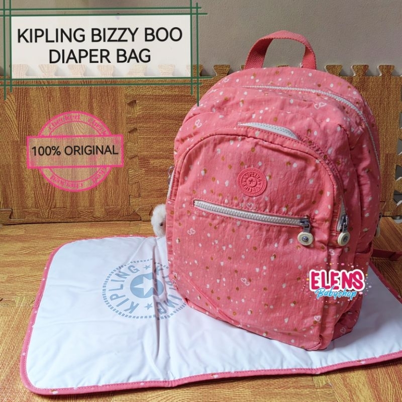 Kipling Bizzy Boo diaper bag 100% Original