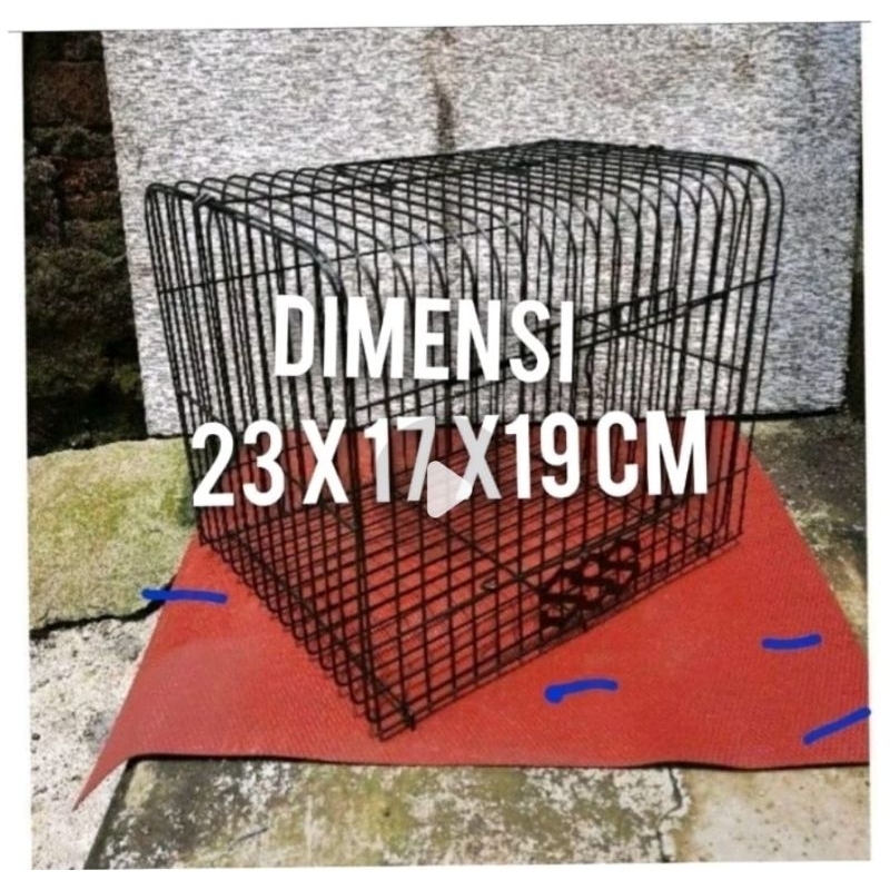 SANGKAR BURUNG BESI UNTULAN
