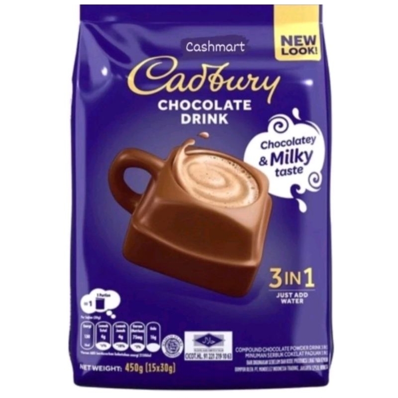 

Cadbury chocolate drink 3 in 1 390 gr ed 11/25