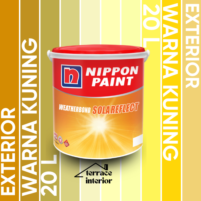 Cat Tembok Exterior Solareflect Nippon Paint Warna Kuning 20 L