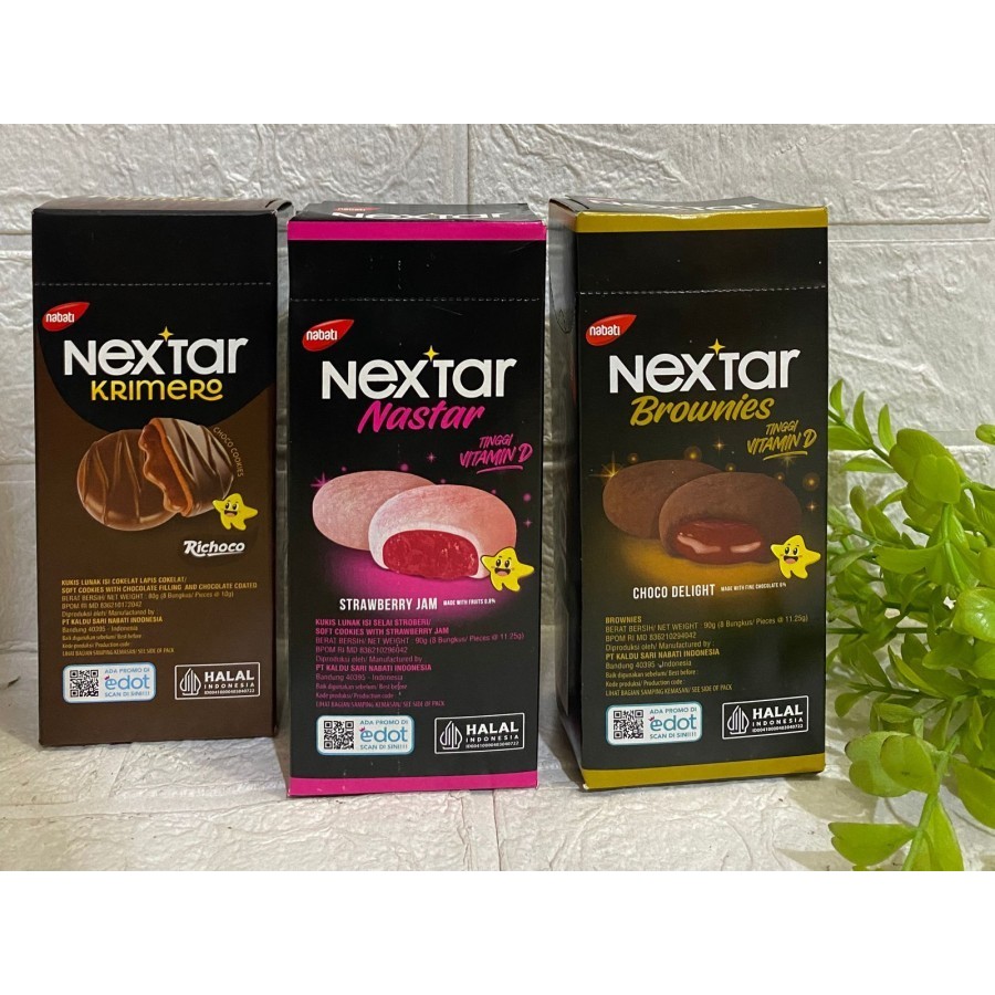 

Biskuit Nabati nextar ukuran 1 box isi 90 gram