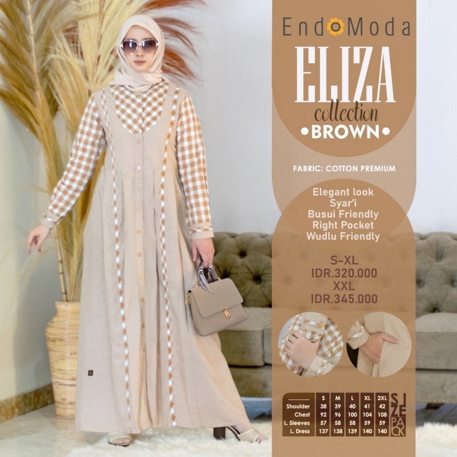 GAMIS DEWASA ELIZA BBY ENDOMODA