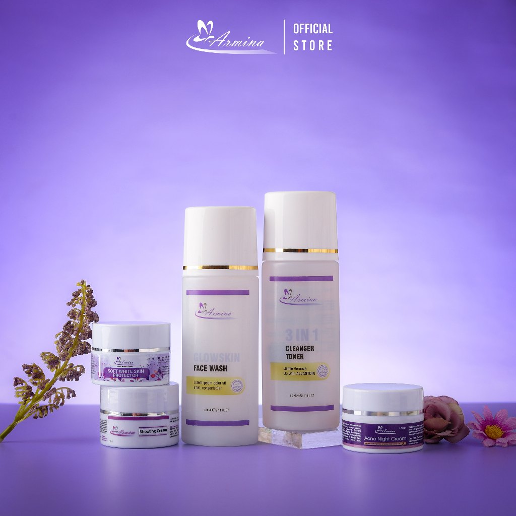 ARMINA - Paket Skincare Acne Organic Silver