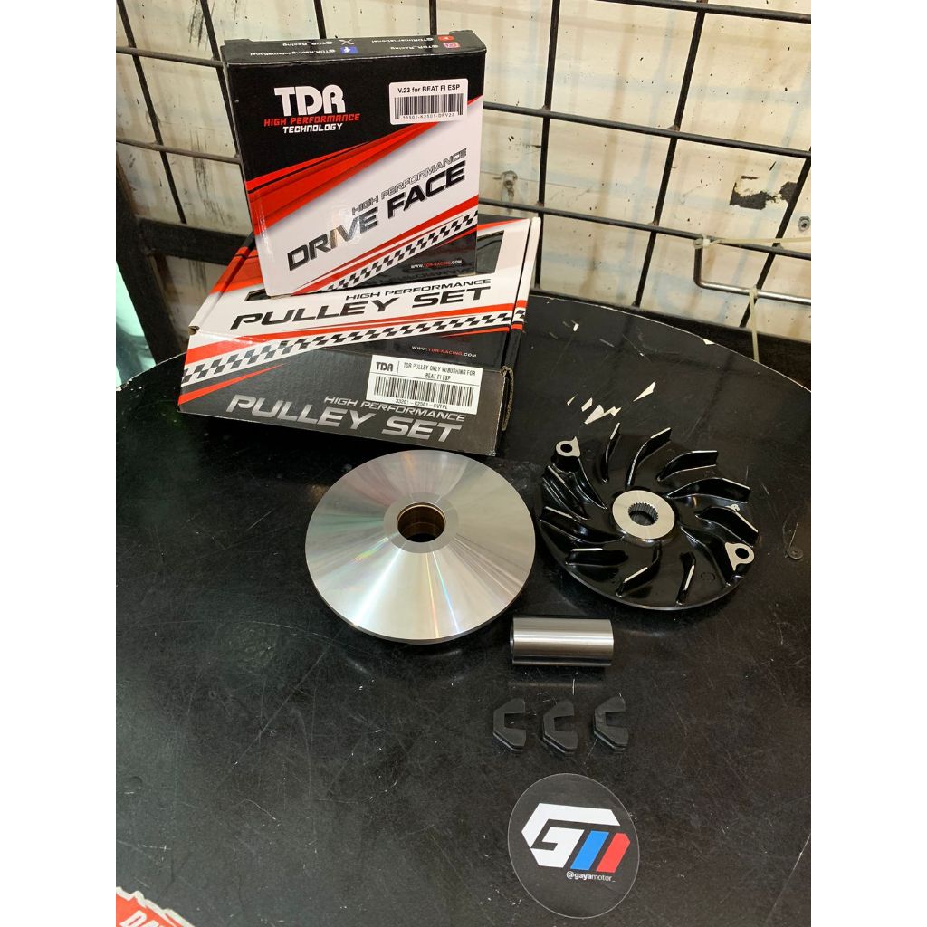 Pulley Set TDR Beat Fi -Beat Esp - Scoopy Fi - Scoopy Esp Original