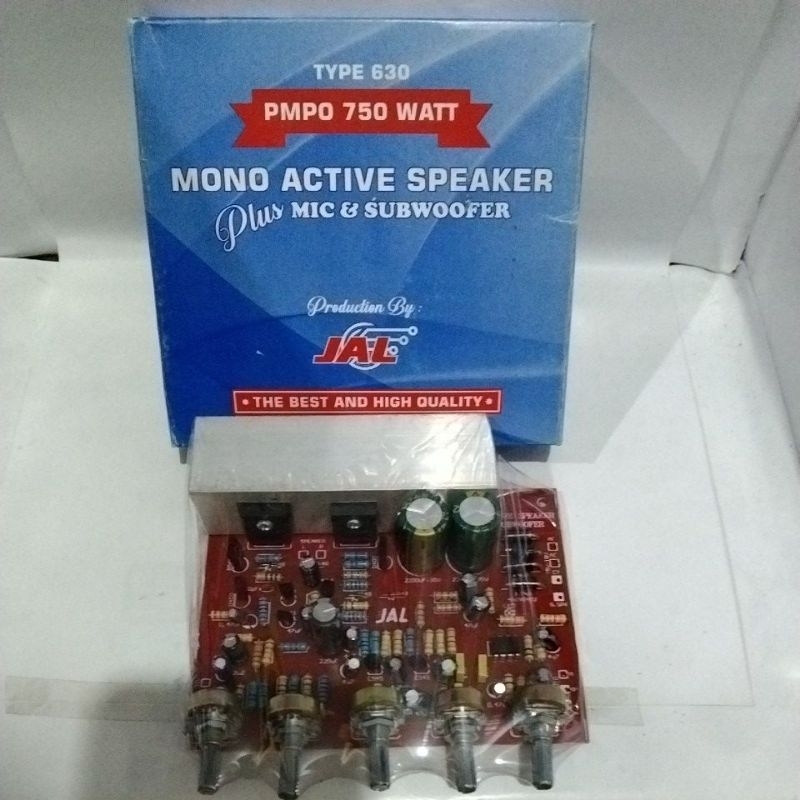 Rakitan Speaker aktif Mono