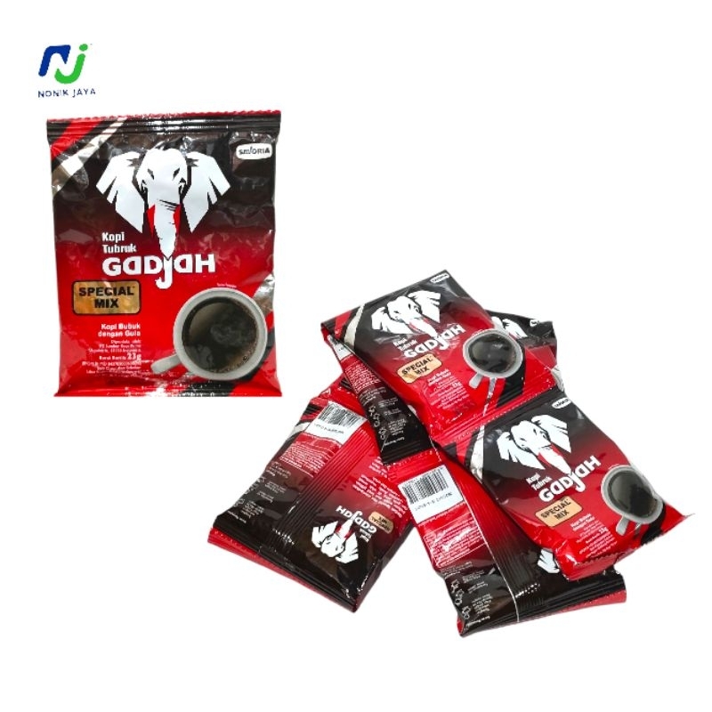 

Kopi Tubruk Gadjah Special Mix Renteng Isi 10 Pcs×23g