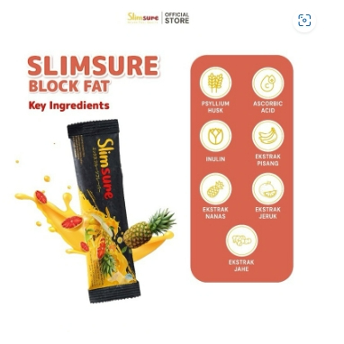 Slimsure Fiber Detox - Slimsure Sachetan - Slimsure Minuman Serat Pelancar Bab