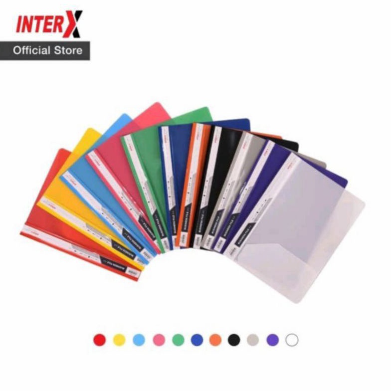 

KODE A7X3 Bussines File Inter X Kantong A4 12 Pcs Map Folder Inter X