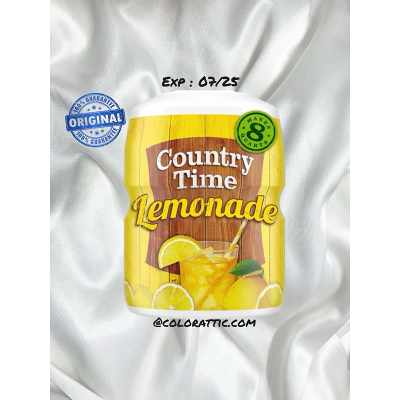 

COUNTRY TIME LEMONADE NATURALLY FLAVORED POWDERED DRINK - FRM USA