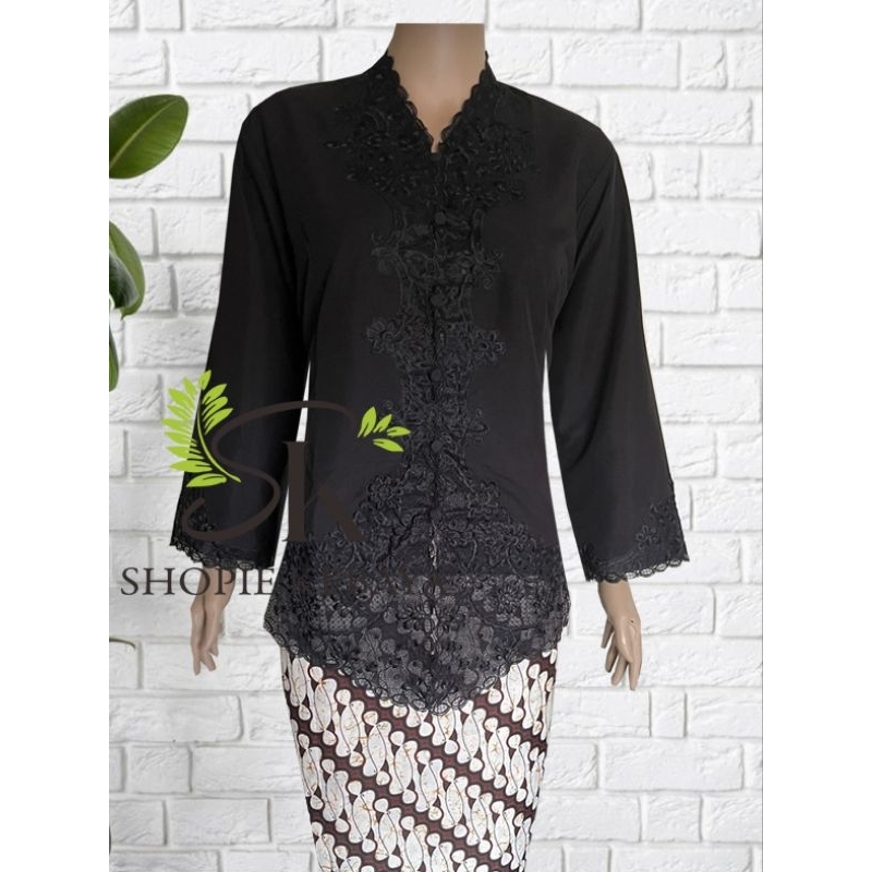 KEBAYA ENCIM MODERN  -  WARNA HITAM