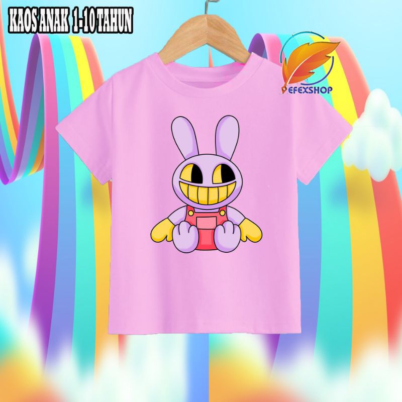 BAJU KAOS ANAK JAX KAOS ANAK DIGITAL CIRCUS JAX KARAKTER