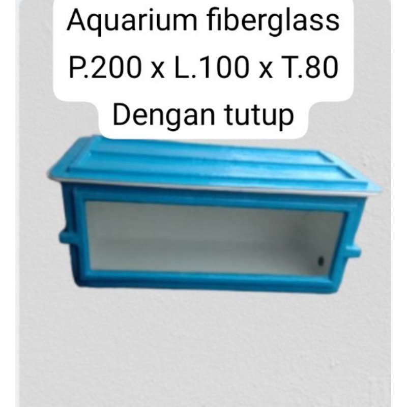 Aquarium fiberglass / aquarium taman / aquarium teras