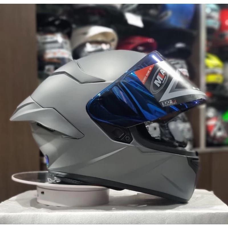 Helmet MLA polos KC blue