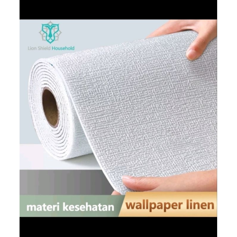 wallpaper Linen Roll | Stiker dinding | Stiker Kamar | Wallpaper Dinding