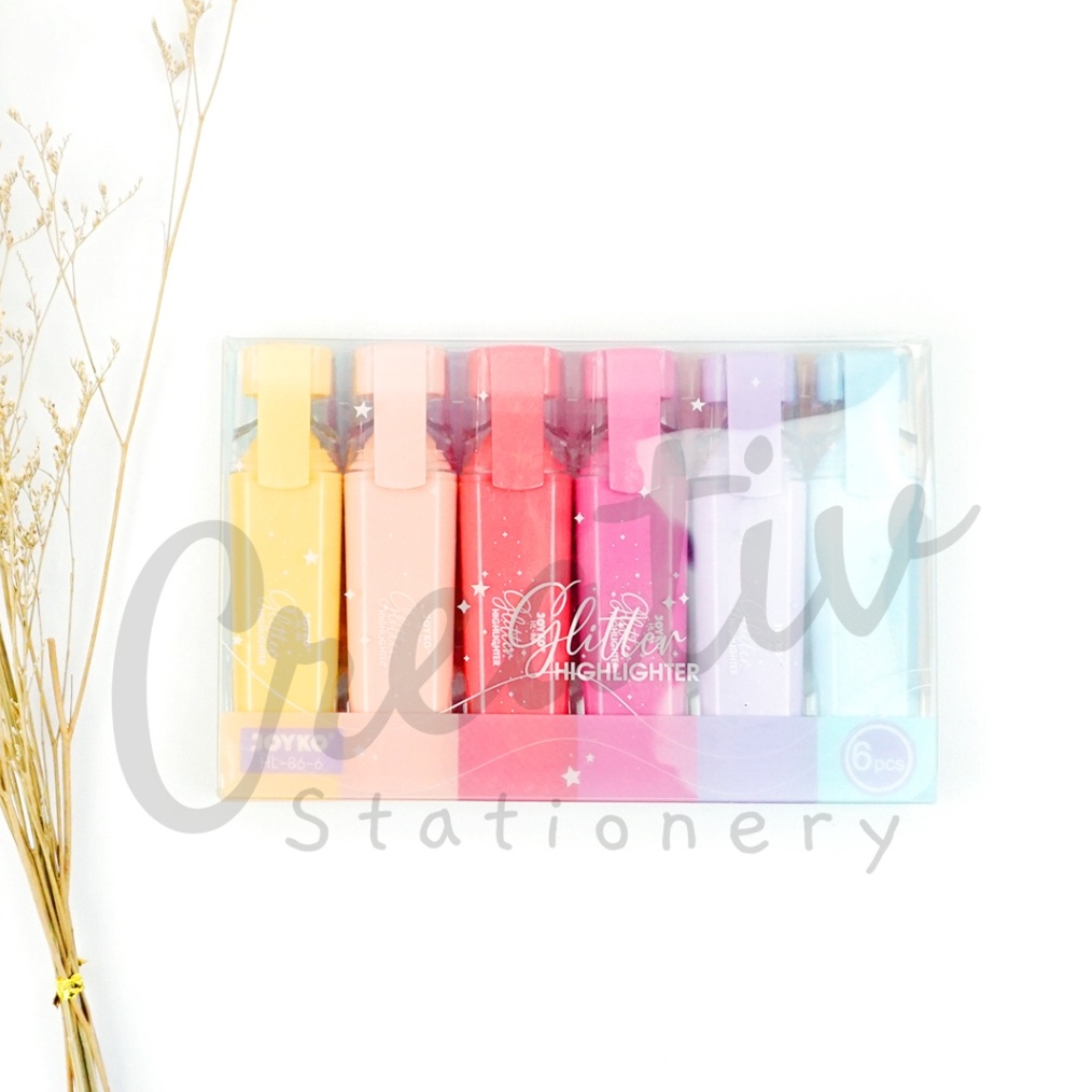 

KODE L1S9 Joyko Highlighter METALLIC Colours Penanda Joyko Warna GLITTER HL866