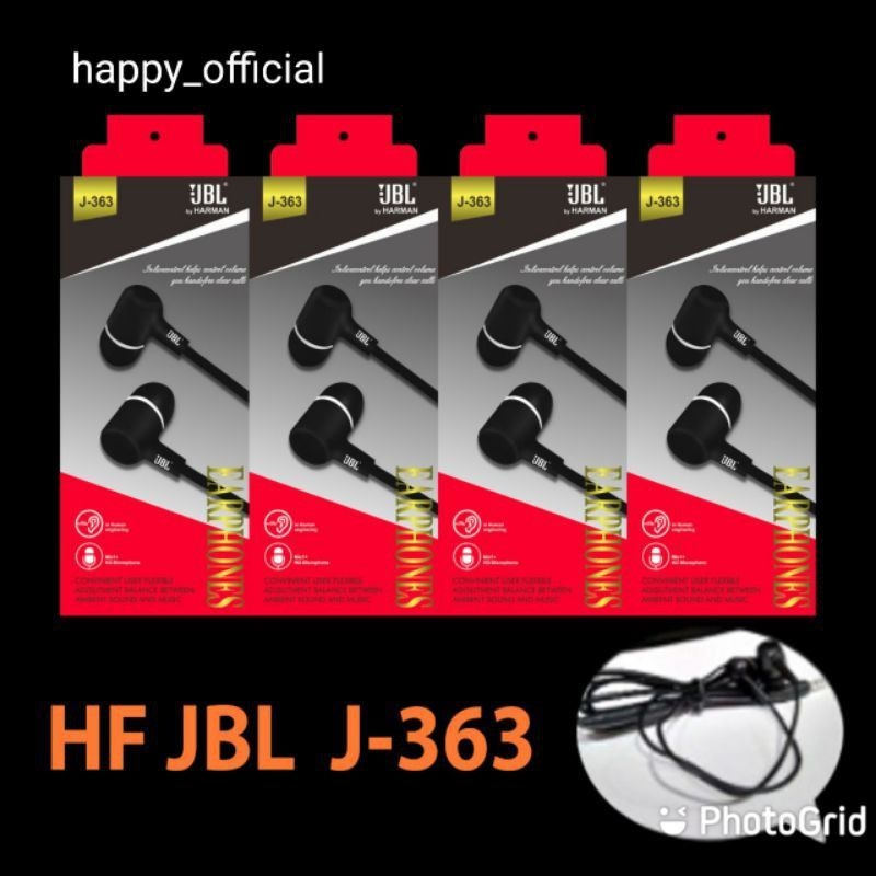 HF HEADSET J6L J-363 COLOKAN 3.5MM SUPER BASS